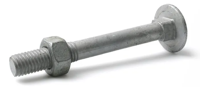 Arvid Nilsson 14912110 Vagnsbult M12 MVBF 4.6, FZV, med mutter M12x110 mm, 25-pack