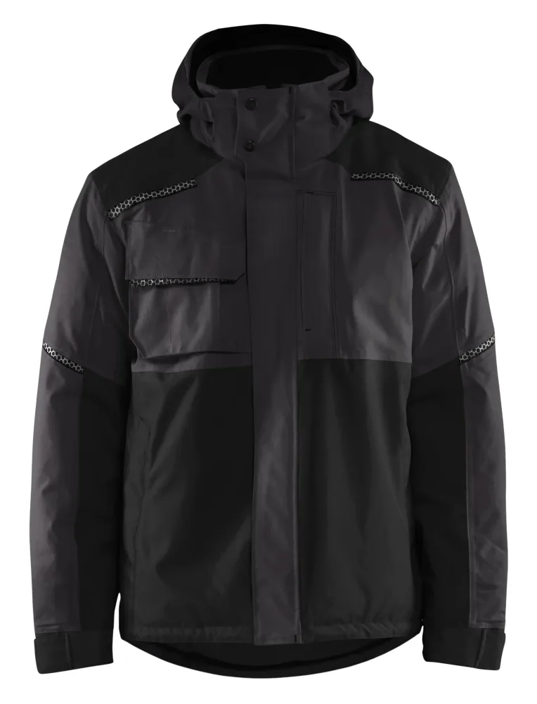 Blåkläder 488119879899XL Vinterjacka grå/svart XL
