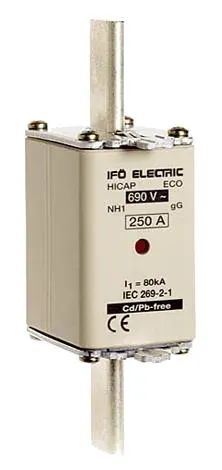 Ifö Electric Eco gG Knivsäkring 500V, strl 1 160A, 3-pack