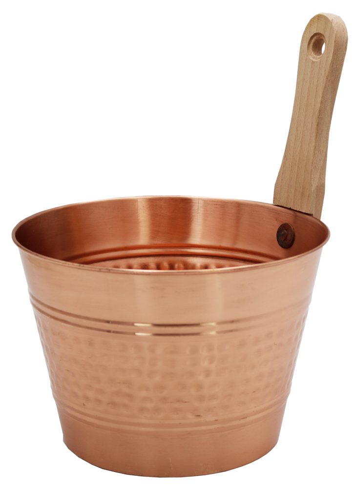 BASTUSTÄVA SAUNIA KOPPAR 4L