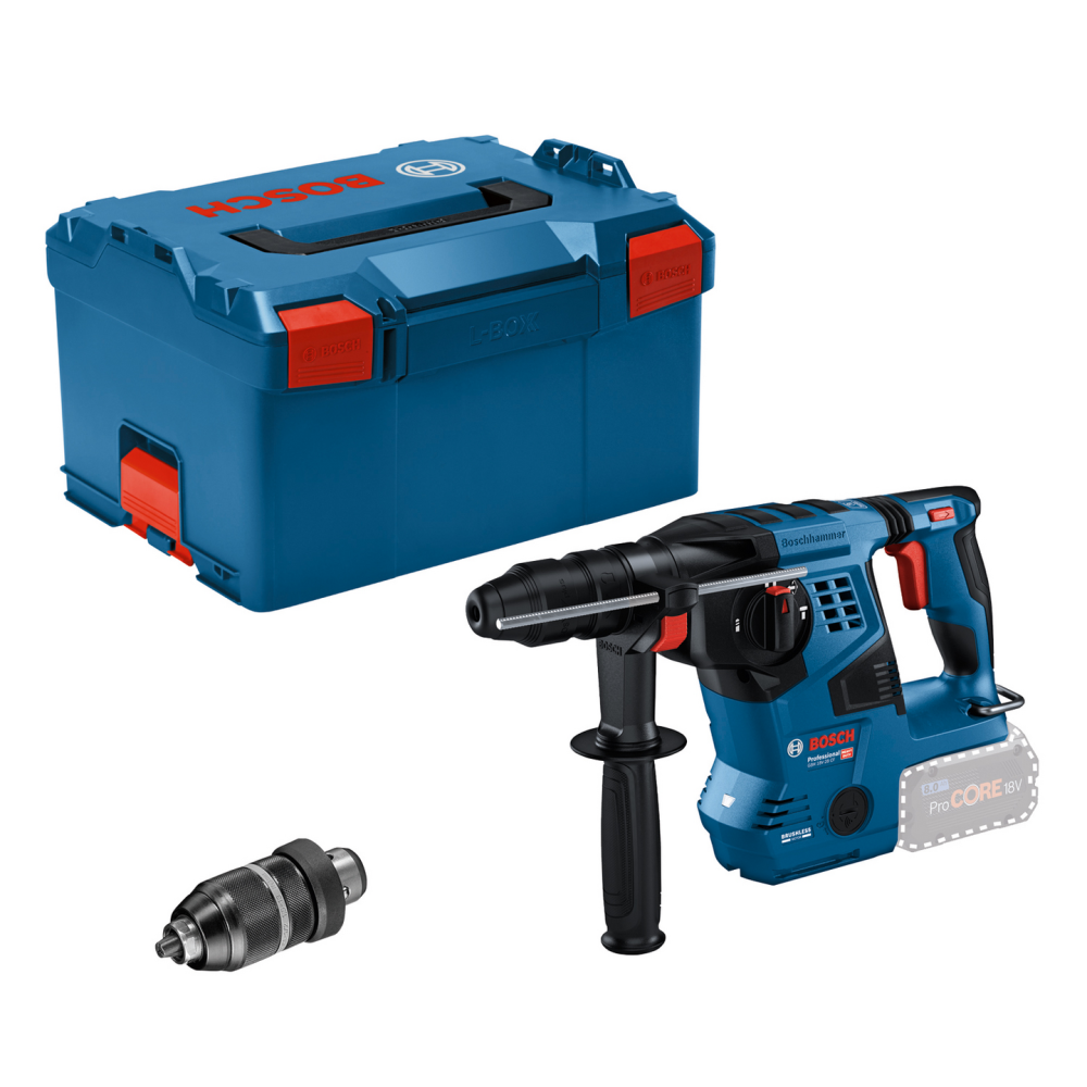 BORRHAMMARE BOSCH GBH 18V-28 CF SOLO, L-BOXX