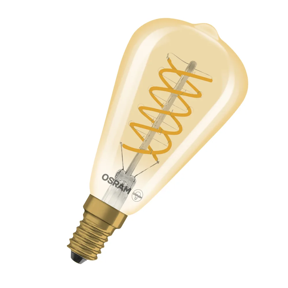 Osram SPIRAL EDISON DIM GULD LED-lampa E14 2,8 W, 250 lm - Bild 2