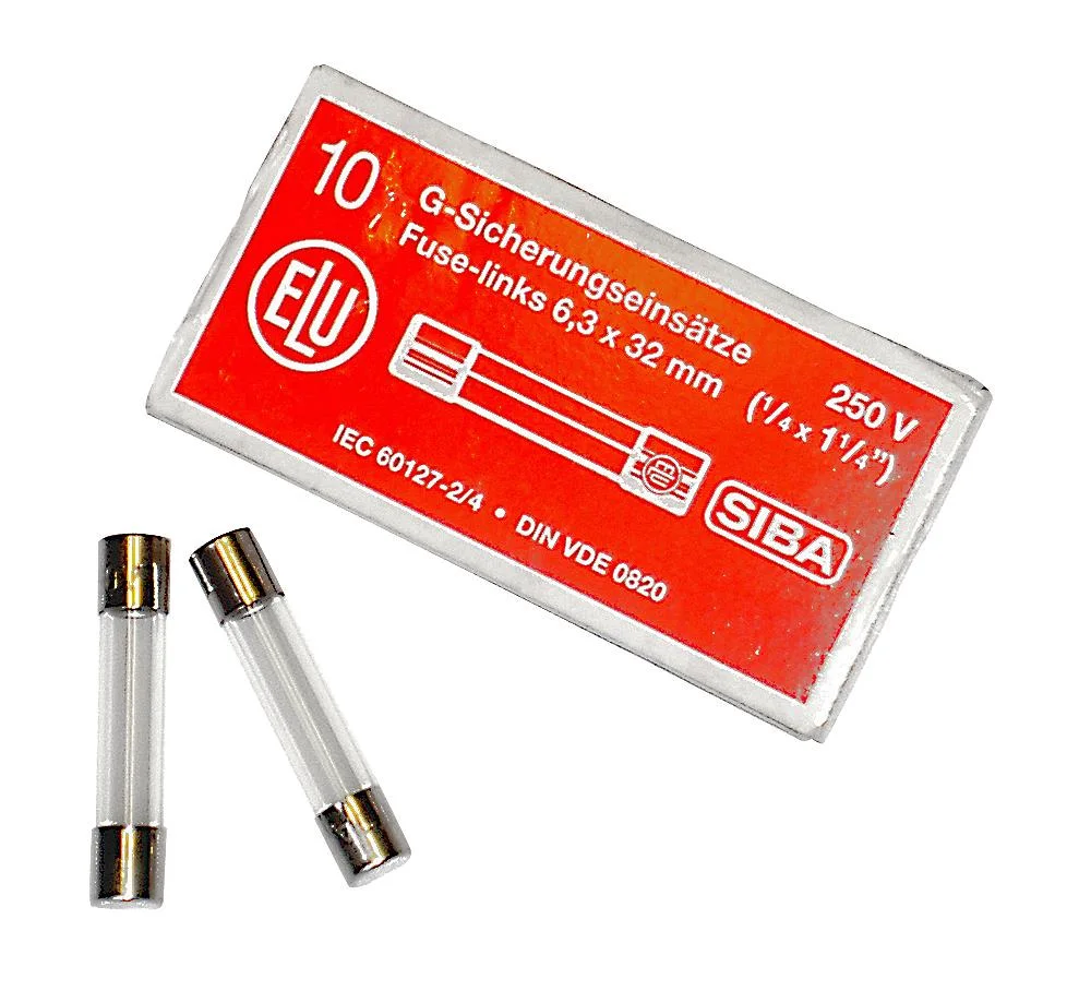 SIBA 7005960.4 Finsäkring 6 x 32 mm, snabb, 10-pack 4 A - Bild 2