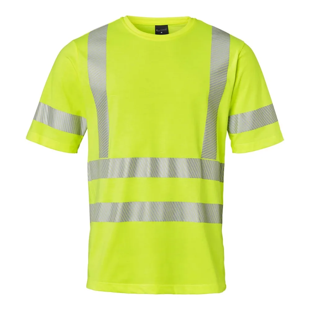 Top Swede 268 T-shirt varsel, gul 4XL