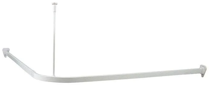 Arrow Safir Duschdraperistång vit, 900 x 900 mm, med takfäste