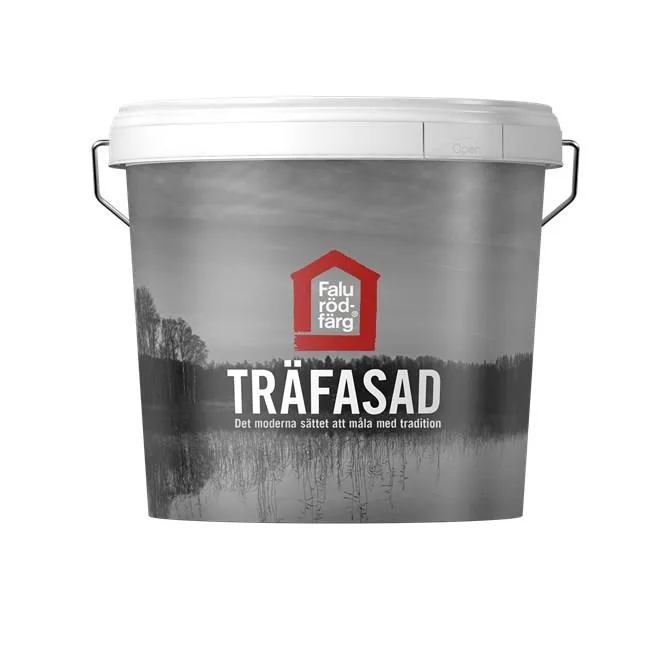Falu Rödfärg Träfasad Fasadfärg helmatt Röd