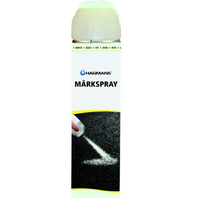 LINJEMARKERINGSSPRAY VIT 600ML