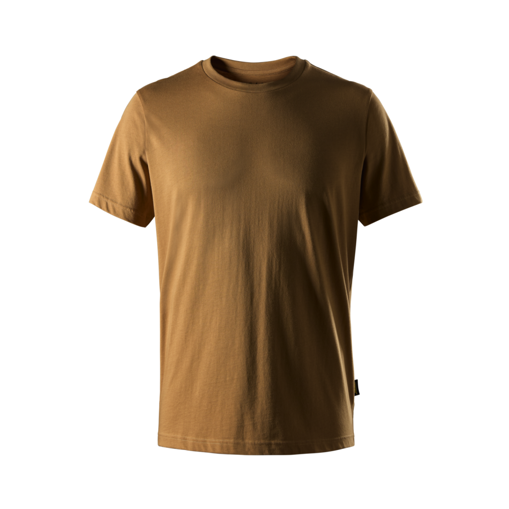 T-SHIRT I BOMULL BRUN STL 4XL