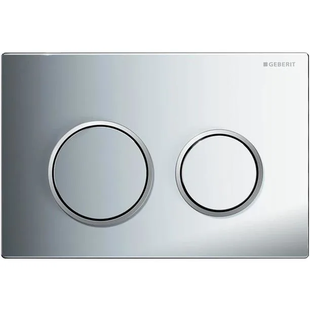 Geberit Omega 20 Spolplatta dubbelspolning Matt krom