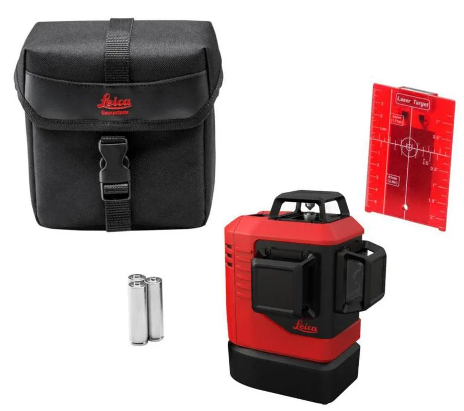 Leica L6RS-1 Multikorslaser röd laser, med tillbehör