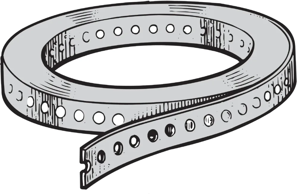 ESSVE 396660201 Bandjärn 25 x 1 mm, Ø4,4 mm Längd: 10 m - Bild 2