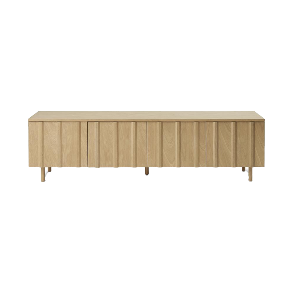 Rib sideboard låg, Oak
