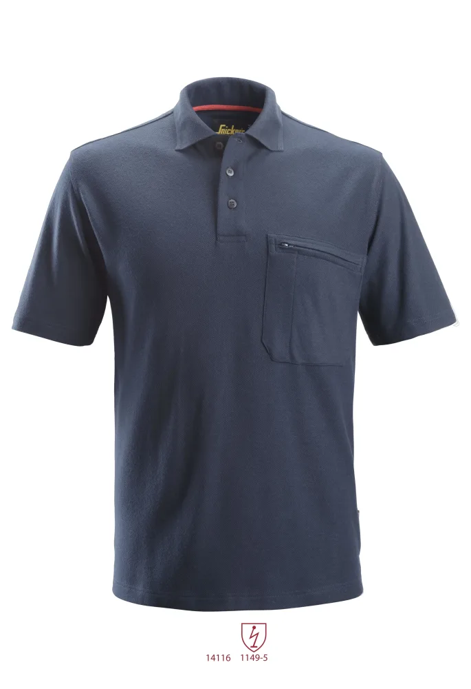 Snickers Workwear 2760 ProtecWork Pikétröja marinblå M