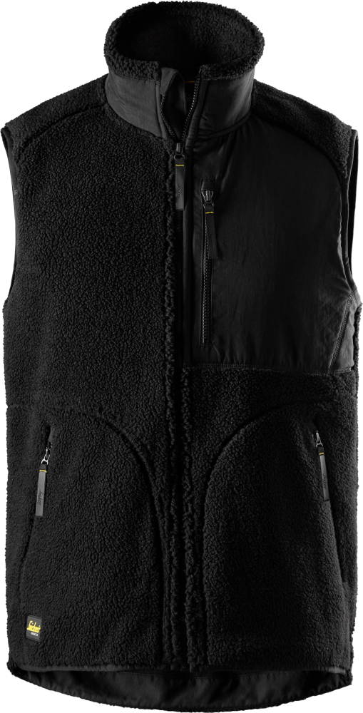 TEDDYVÄST SVART STL XXL