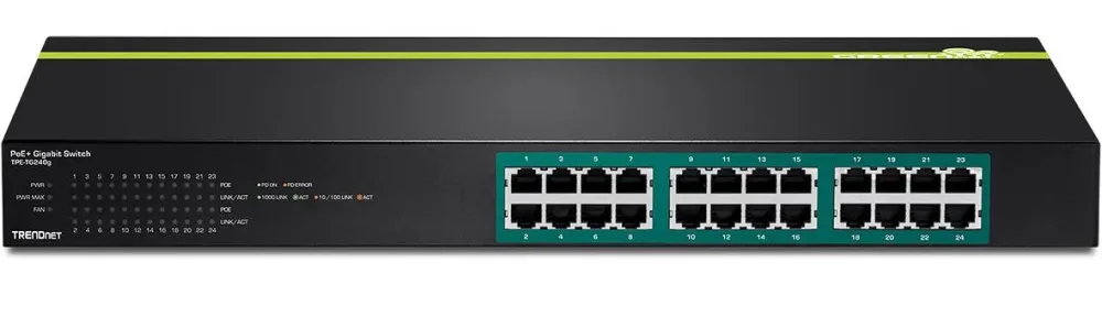 TRENDnet TPE-TG240G Switch fläktlös, metall 24 portar - Bild 2