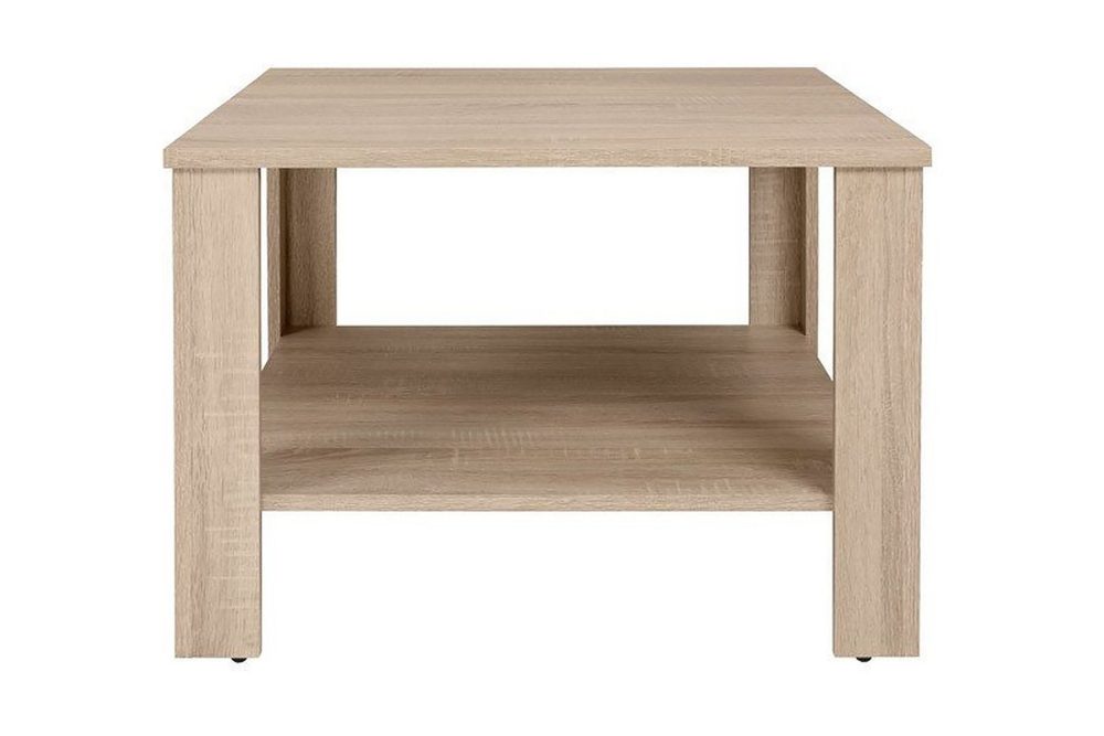 Odettie Soffbord 68 cm med Förvaring Hylla Ljus Ek