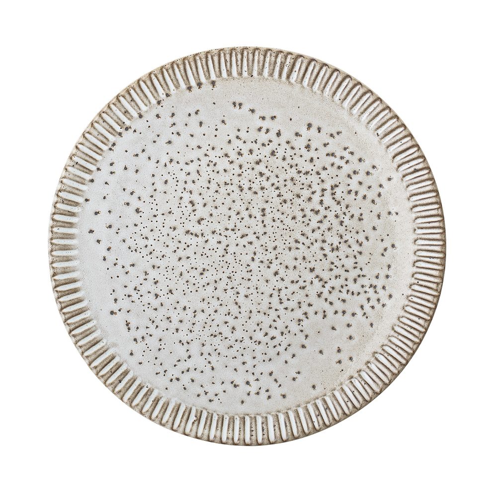 Thea tallrik stengods grå, 20 cm