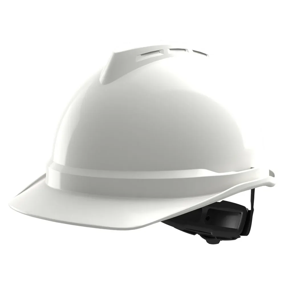 MSA V-Gard 500 Skyddshjälm oventilerad Vit