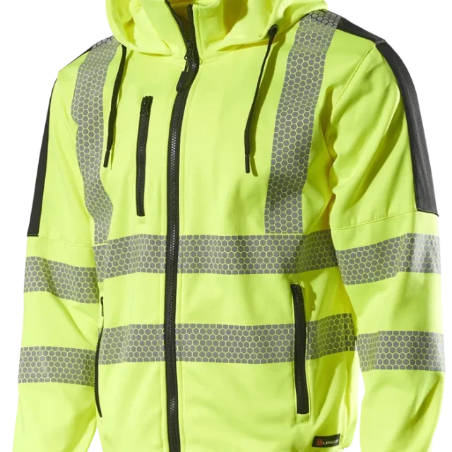 L.Brador 6123P Varseltröja hi-vis gul/svart, klass 3 3XL