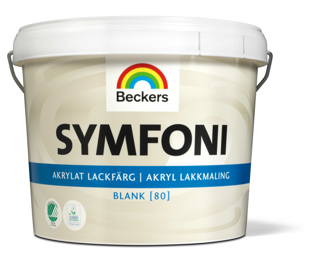 LACKFÄRG BECKERS AKRYL BL C-BAS 0,45 SYMFONI BLANK