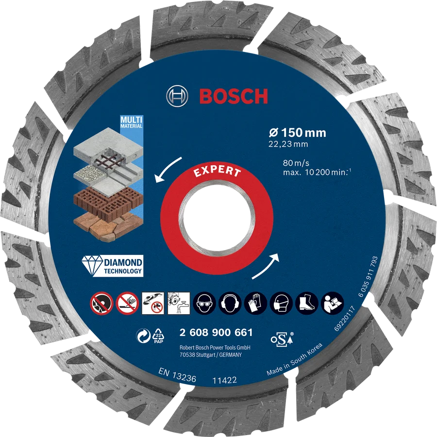 Bosch Expert Multimaterial Diamantkapskiva Ø 150 mm