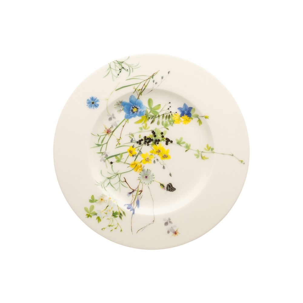 Brillance Fleurs des Alpes tallrik 19 cm, Multi