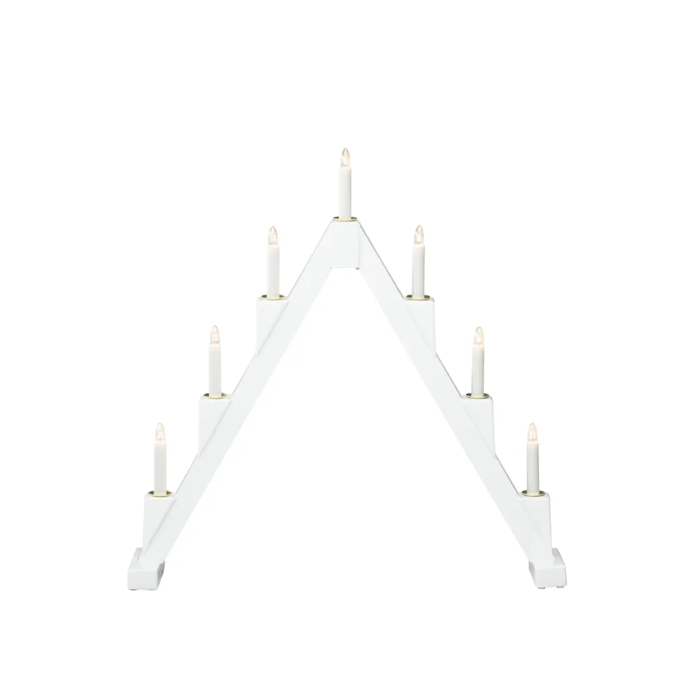 Konstsmide 3590-210 Adventsljusstake 7 ljus Vit