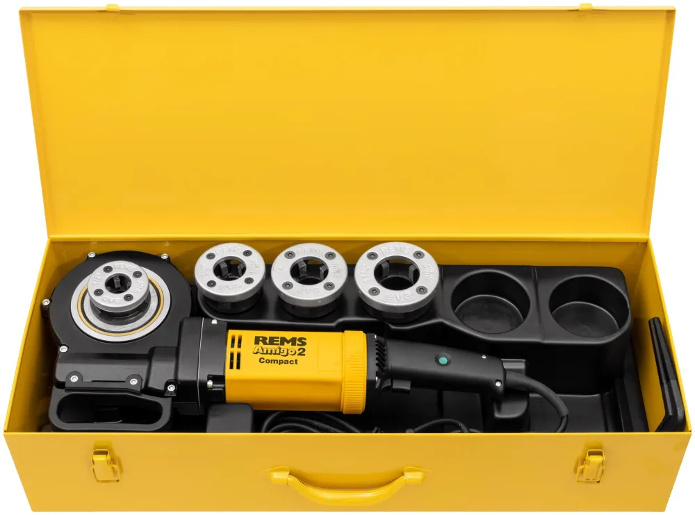 REMS Amigo 2 Compact Gängmaskin gänghuvuden R 1/2-11/4", 1200 W