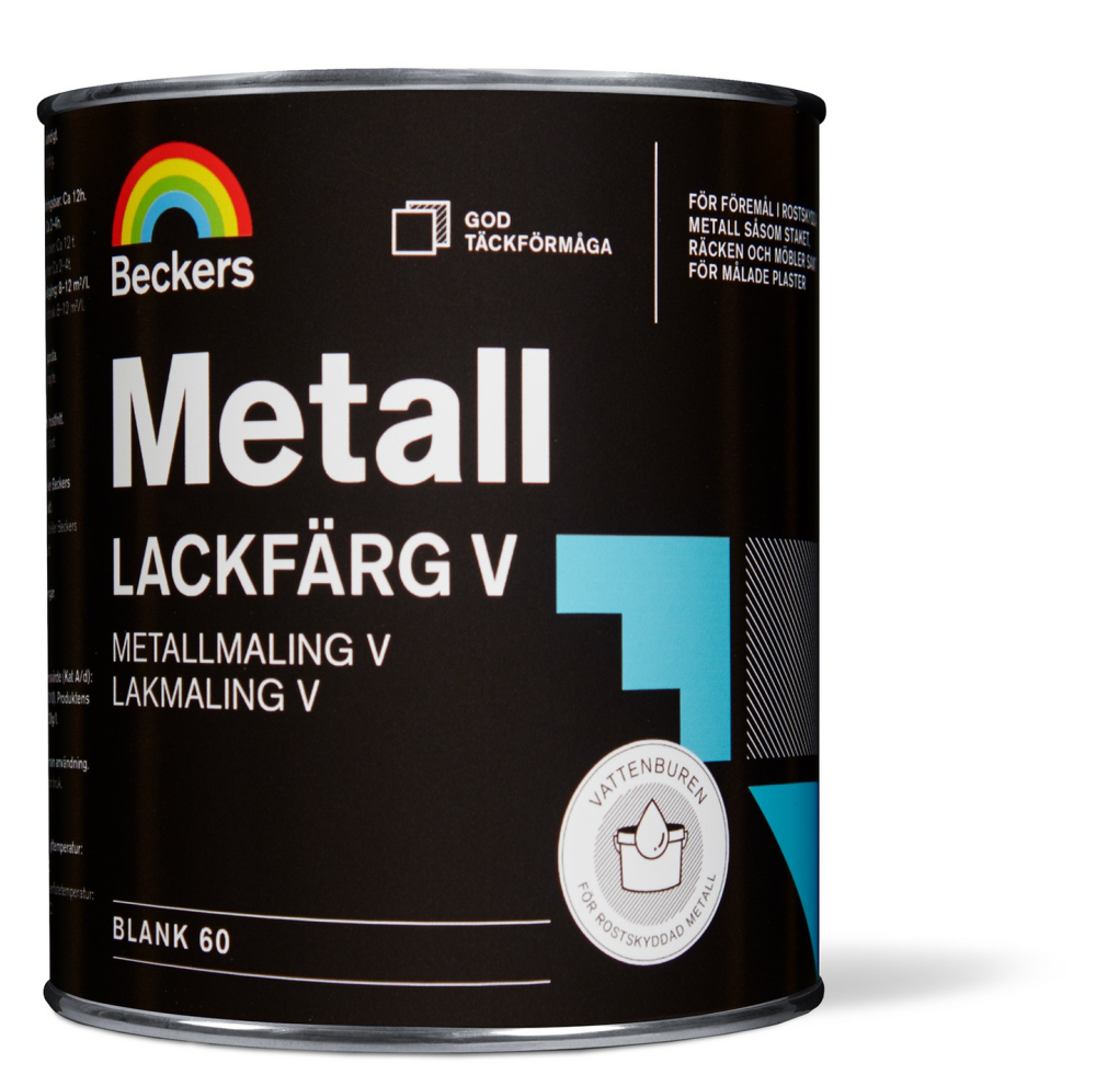 METALLACKFÄRG BECKERS V VIT/A 0,675 METALL