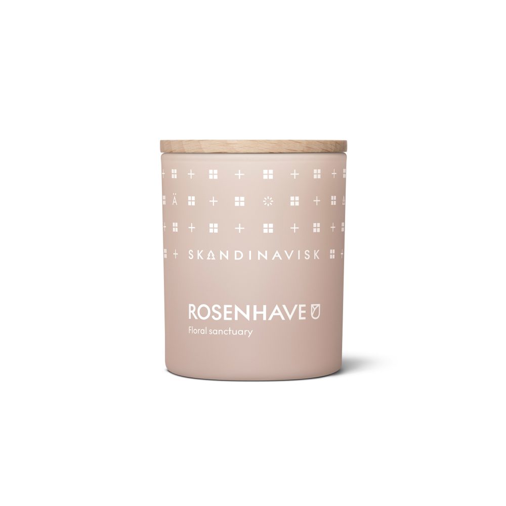 Rosenhave doftljus med lock, 65 g
