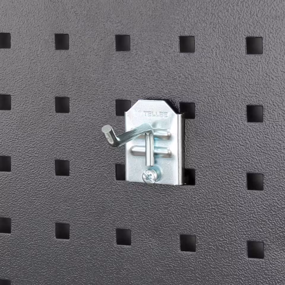 Kjøp Tellbe Enkelkrok til verktavle, elfz, 5x65 mm, 4-pak.
