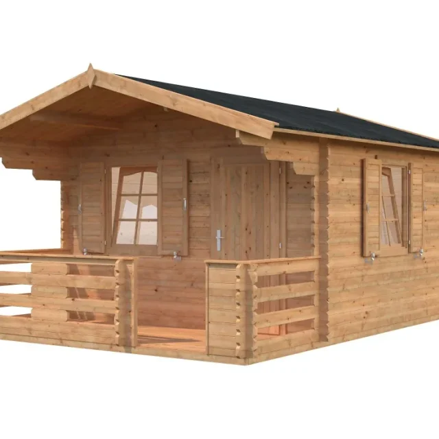 Palmako Emma Stuga 15,2 m²/inv. 10,4+4,2 m², brun, impr.