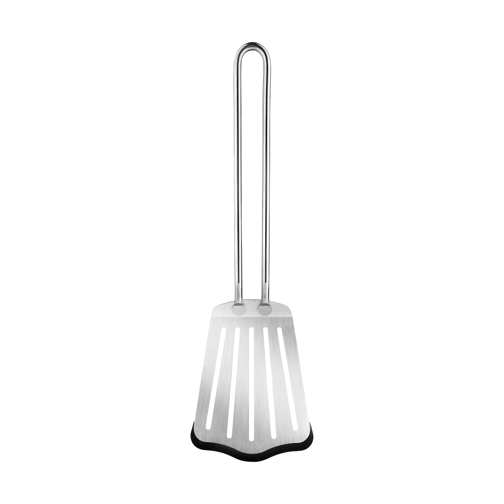 Eva Solo stekspade med silikon lång 27 cm , Polished steel
