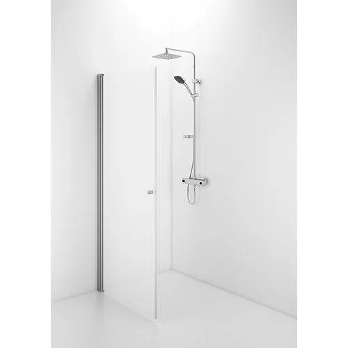 Contura Space SPNF 900 Duschvägg rak, med knopp, 900 mm