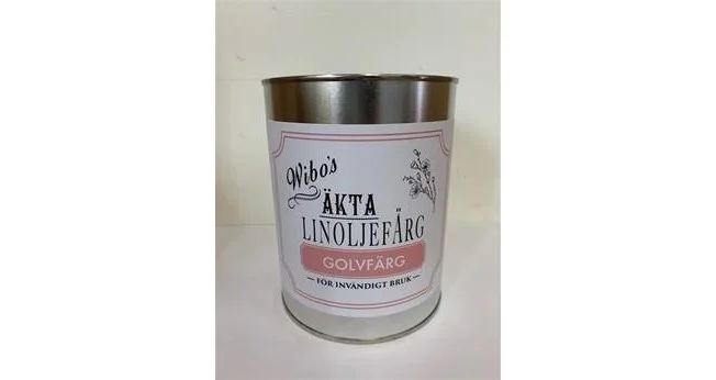 Linoljefärg Golvfärg Inomhus 1 L Vit