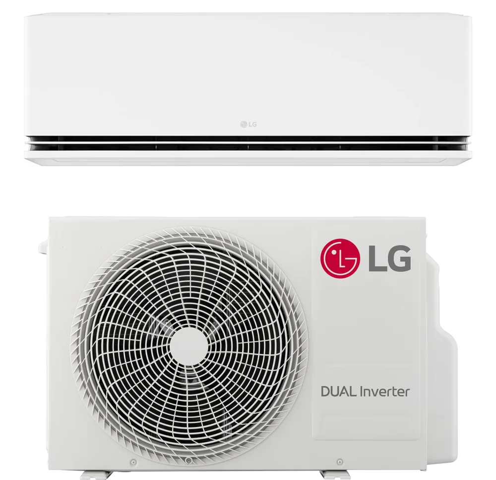 LG Premium DUALCOOL 09 Kit Luftvärmepump 6,4 kW maxeffekt, SCOP 5,1, 5 års garanti