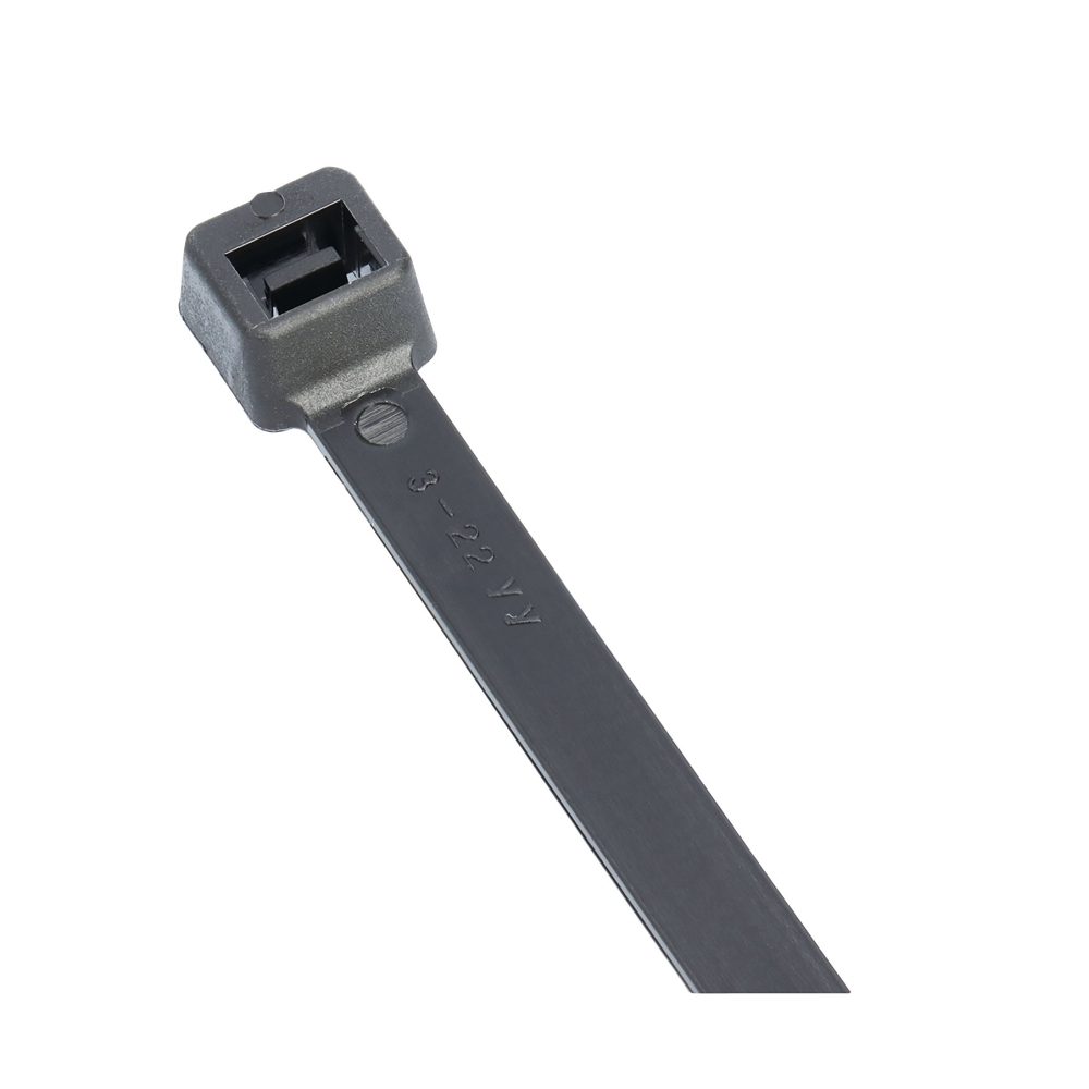 Buntband 368x7,6mm Svart 100st Bårebo 965435