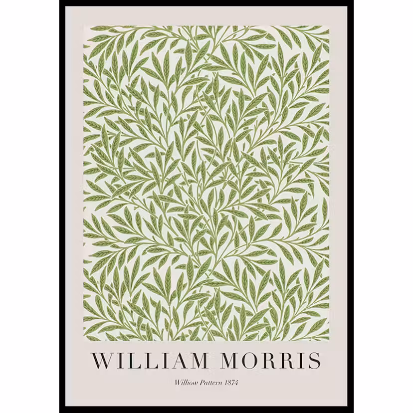 Poster Gallerix William Morris Willow Pattern 1874 Storlek: 30x40 cm