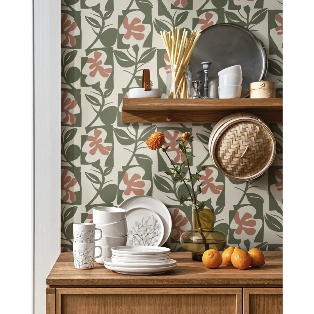 Marimekko 7 Pienet Naatit 25947 Grå Tapet - Midbec | Stuvbutiken - Bild 3