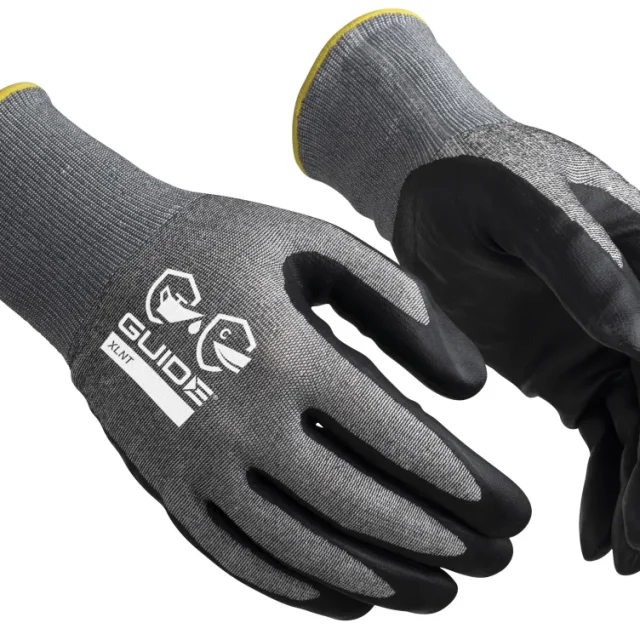 Guide Gloves 9505 Handske nitrildopp, skärskydd C, oljegrepp 10