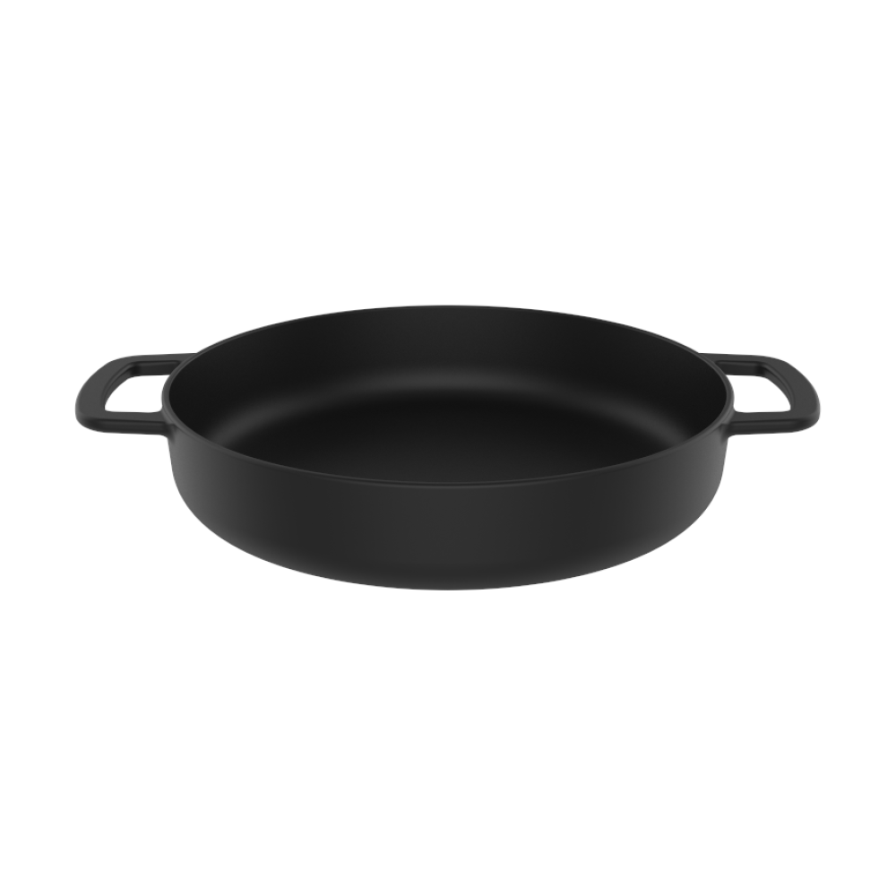 Combekk Enameled stekpanna gjutjärn Ø24 cm, Black