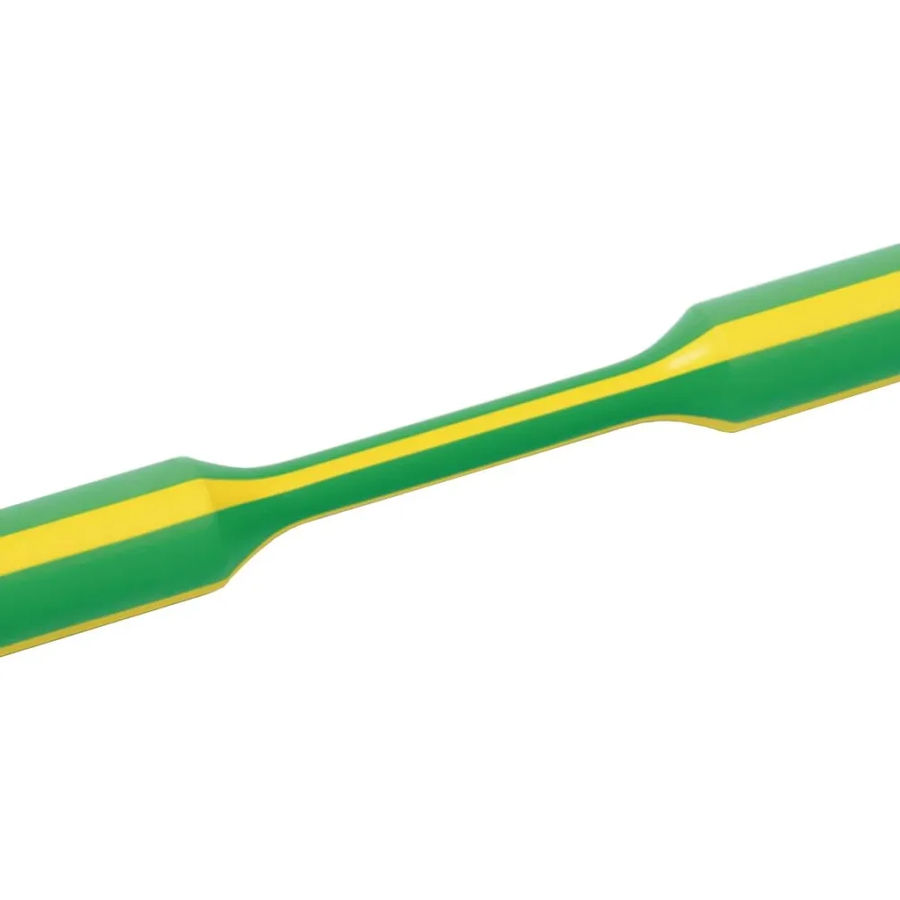 Hellermann Tyton TREDUX Krympslang 3:1, 1 m, gul/grön, 20-pack 3/1 mm