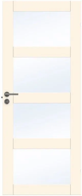 Swedoor Unique GW 04L Innerdörr vitpigmenterad ek 725x2040 mm