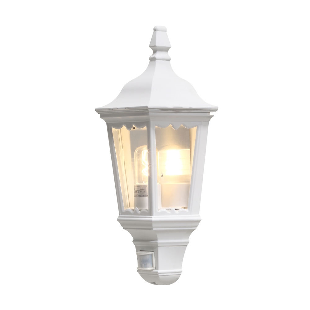 Firenze Väggplafond E27, PIR, Vit, 230-240V, IP43, 100W, Konstsmide