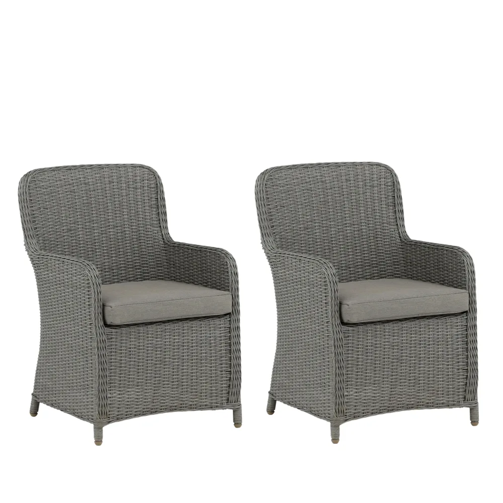Venture Home Wembley 5710-089 Karmstol 2-pack Grå