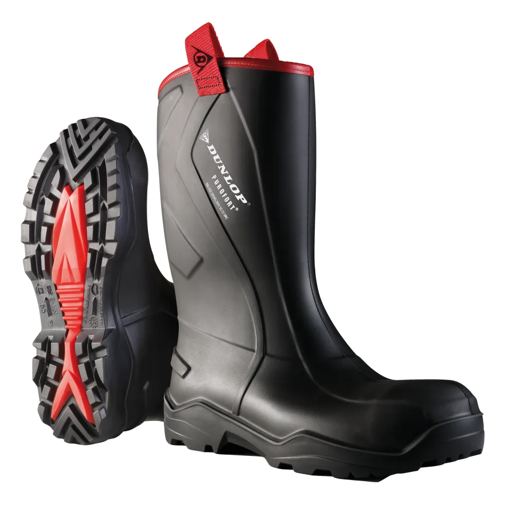 Dunlop Purofort+ Rugged Skyddsstövel svart, S5 43