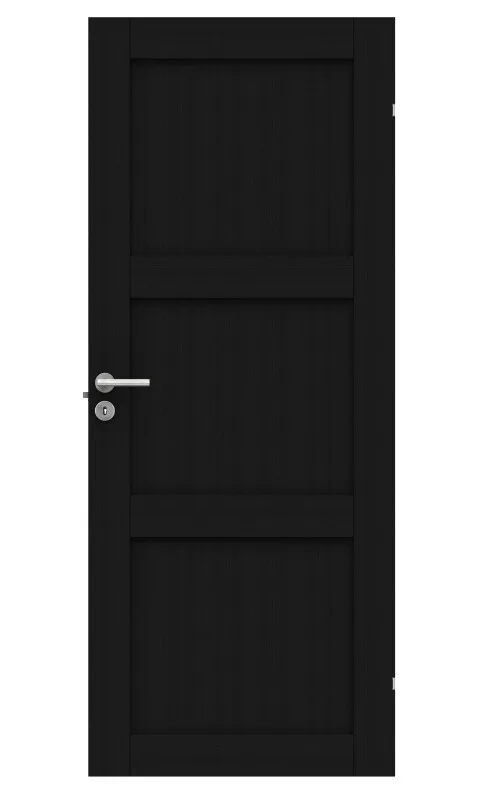 Swedoor Unique 03L Innerdörr svart ek 925x1940 mm - Bild 2