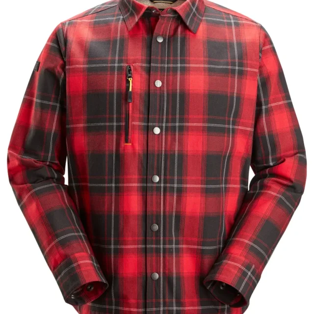 Snickers Workwear 8522-1604 Skjorta röd/svart XS