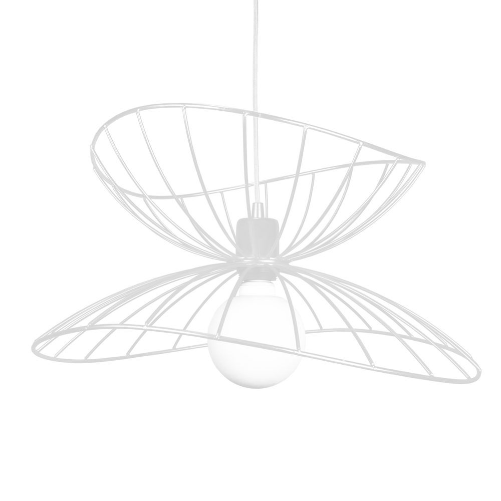 Ray taklampa Ø 45 cm, Vit