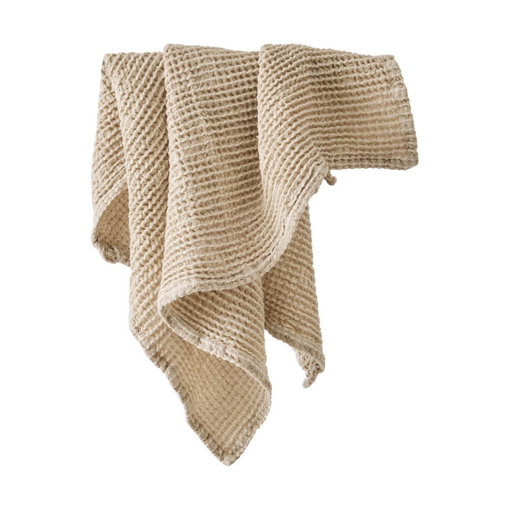 Alva handduk 50x70 cm, Beige
